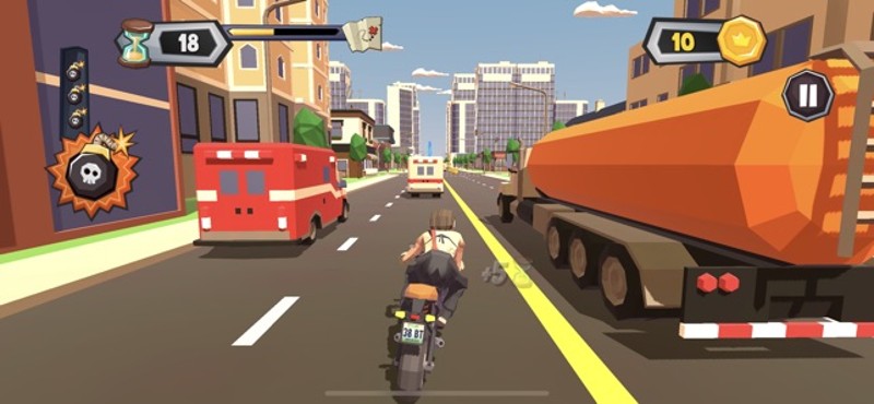 Race Traffic Motorbike Rider Image
