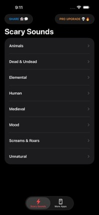 Scary Sounds & Noises screenshot