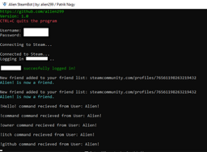 AlienBot - Steam ChatBot Tool Image