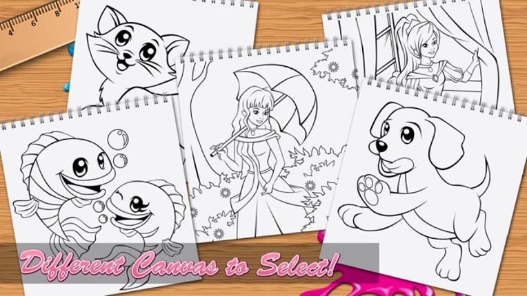 Amazing Princess Coloring In screenshot