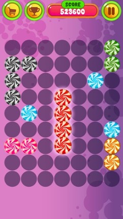 Candy Match 4 Line Puzzle - Play Best Free Retro Colors Matching Game for Kid.s and Adults screenshot