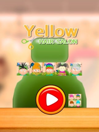 Child game / hair cut (Yellow) Image