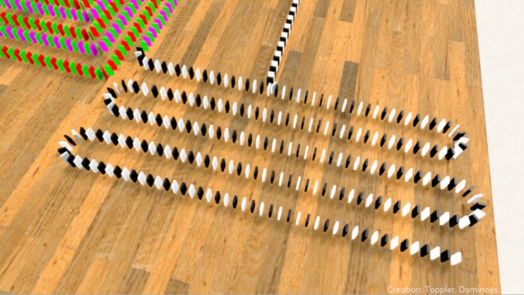 Domino Effect: Build and Topple screenshot