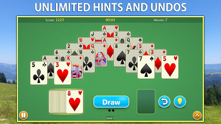 Pyramid Solitaire Mobile screenshot