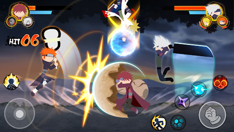 Stickman Ninja 3v3 Battle Image