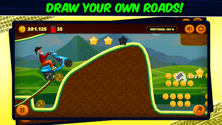 Road Draw: Moto Climb Race Image