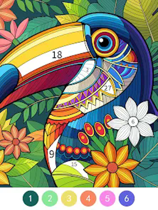 Tangle Color by Number Book screenshot