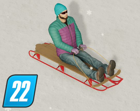 Snow Sled Game Cover