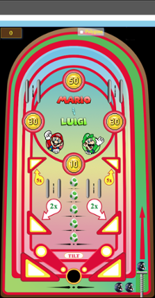 Mario & Luigi Pinball Game Cover