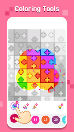 Pixel Coloring-Color by number screenshot