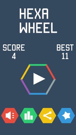 Hexa Wheels - Super Hexagon screenshot