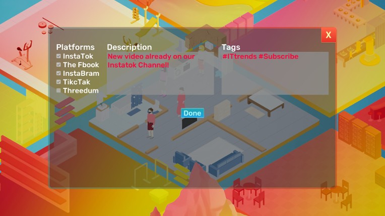 InstaTok Tycoon screenshot