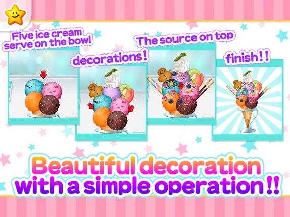 Let's do pretend Ice-cream shop! - Work Experience-Based Brain Training App screenshot