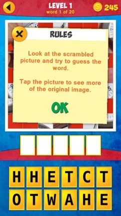 Mosaic: Tap the pic, guess the word! Image