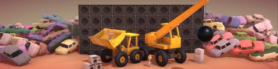 Games like Musical Chairs with Bulldozers and Other Heavy Equipment