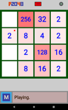 P2048 - a 2048 puzzle game without randomness. Image