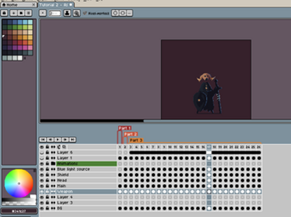 Pixel Art Tutorial - Character Design/Animation screenshot