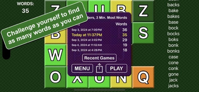 Slide A Word screenshot