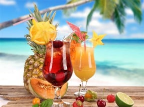 Summer Drinks Puzzle Image