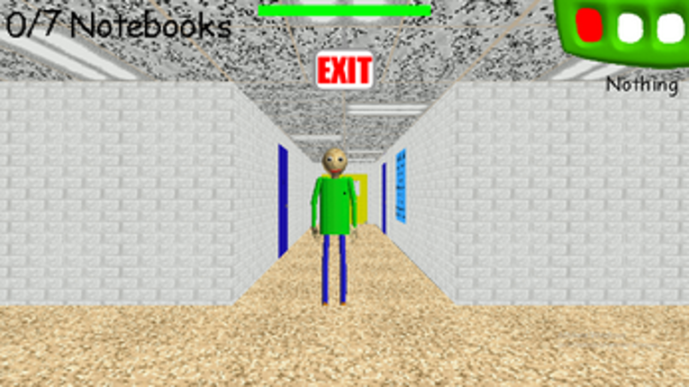 Baldi Has a Golden Ruler! screenshot