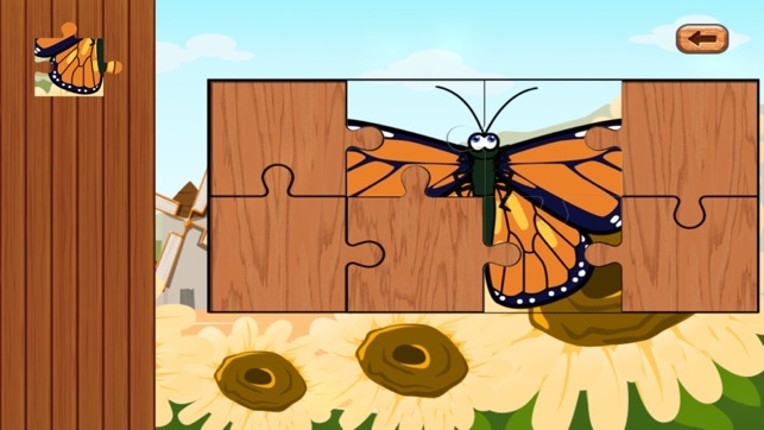 Butterfly baby games - learn with kids color game screenshot