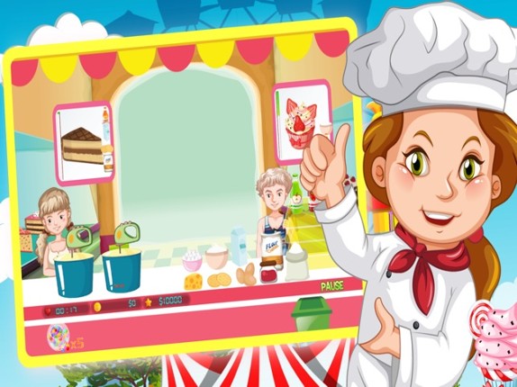 Cake Maker Shop Cooking Game For Girl screenshot