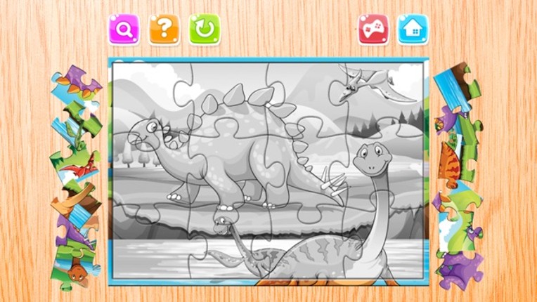 Dinosaur Puzzle Games Free - Dino Jigsaw Puzzles for Kids Toddler and Preschool Learning Games screenshot
