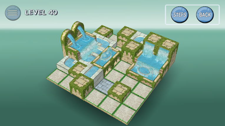 Flow Water Fountain 3D Puzzle screenshot
