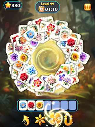 Mystical Flower - Match Tiles screenshot