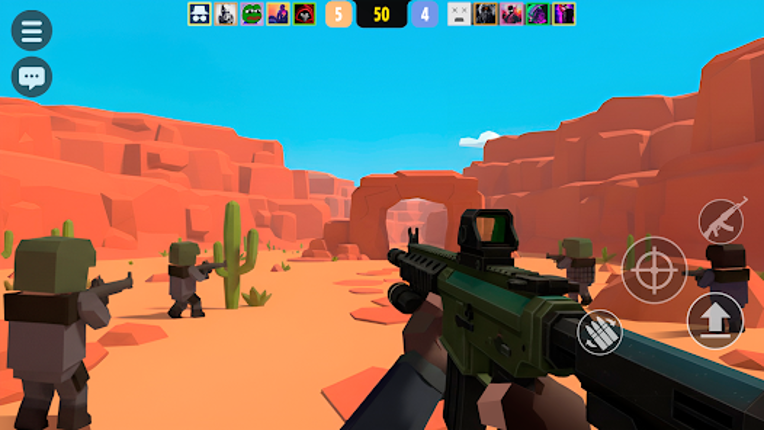 BLOCKFIELD — PvP Pixel Shooter Image