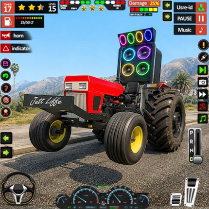 Indian Tractor Games Farming Image