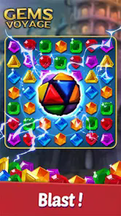 Gems Voyage - Match 3 & Blast screenshot