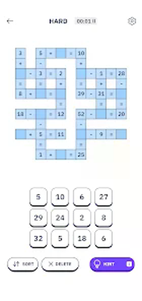 Playmath: Numbers logic puzzle screenshot