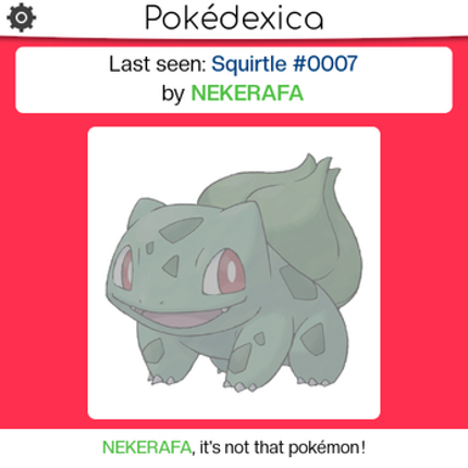 Pokédexica screenshot