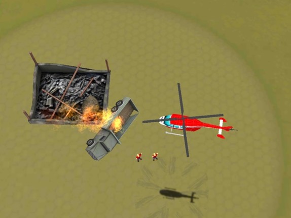 Helicopter Rescue Team Game screenshot