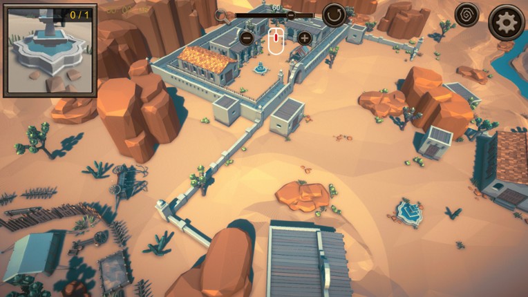 Hidden Western Frontier Top-Down 3D screenshot