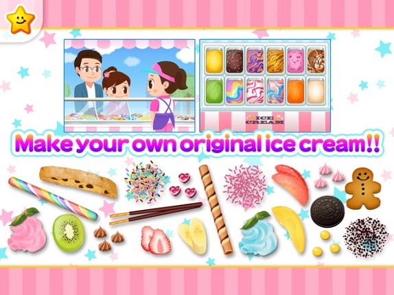 Let's do pretend Ice-cream shop! - Work Experience-Based Brain Training App screenshot
