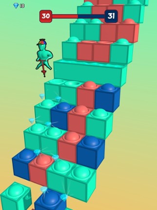 Pop It Run! 3D screenshot