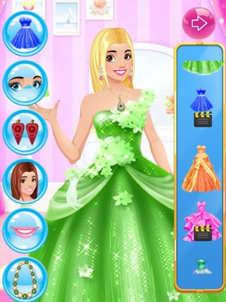 Princess Stylist Girls Dress Up and Makeup Salon screenshot