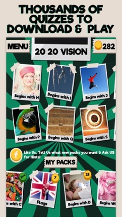 Tiny Picture Quiz-100 Word Search &amp; Eye Trick Game screenshot