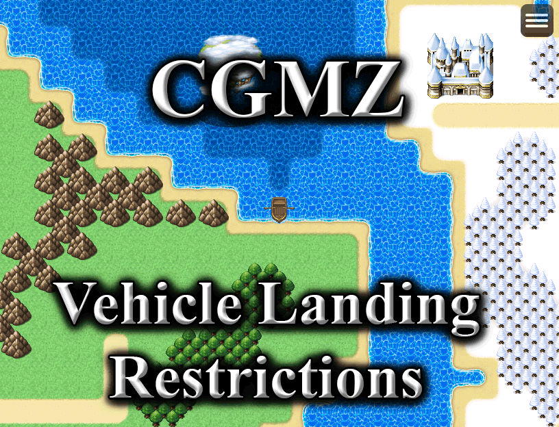 Games like [CGMZ] Vehicle Landing Restrictions for RPG Maker MZ