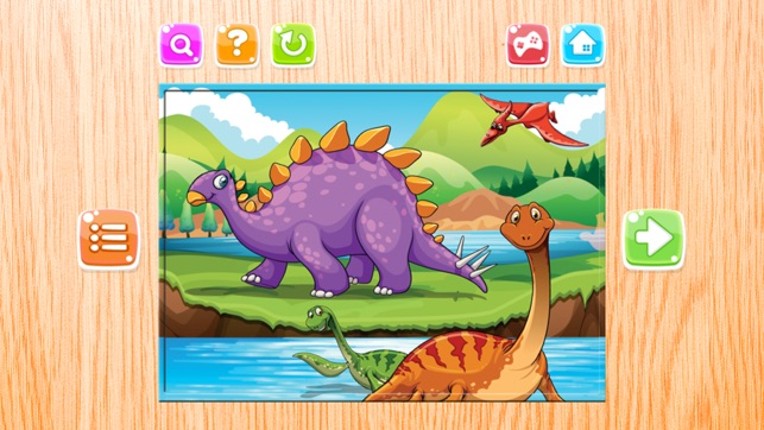 Dinosaur Puzzle Games Free - Dino Jigsaw Puzzles for Kids Toddler and Preschool Learning Games screenshot