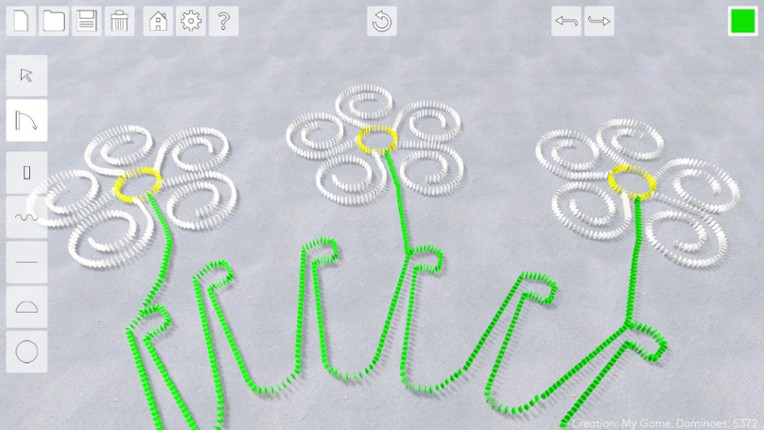 Domino Effect: Build and Topple screenshot