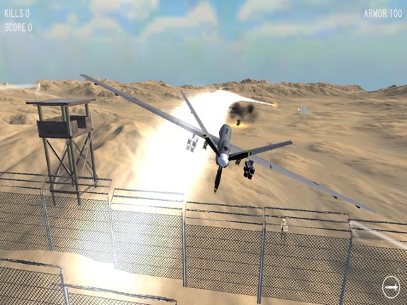 Frontline Drone Combat: Birds-Eye of Arena Supremacy. Play Modern Gunship Mission Game screenshot