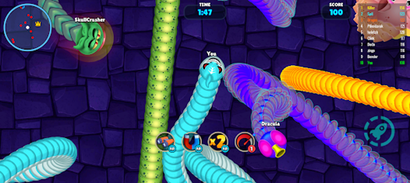 Snake Game - Hungary Worms .io screenshot