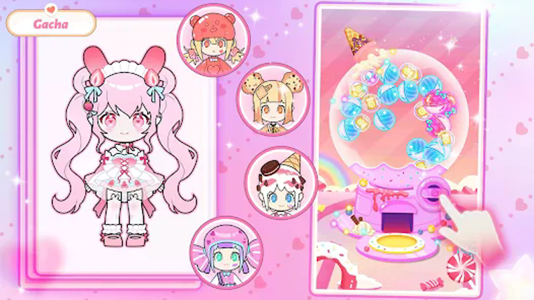 Vlinder Gacha Dressup for Kids screenshot