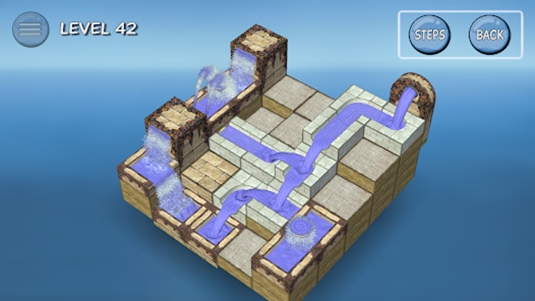 Flow Water Fountain 3D Puzzle screenshot