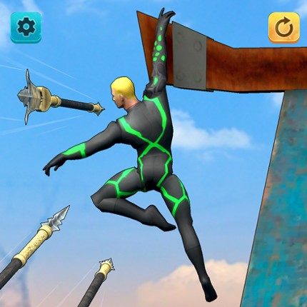 Ragdoll Spear Smash Fall Game Image