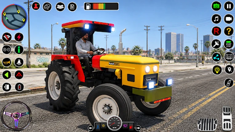Indian Tractor Games Farming Image