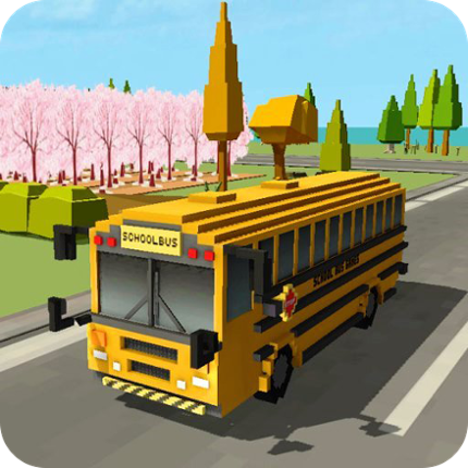 School Bus Game Blocky World Image